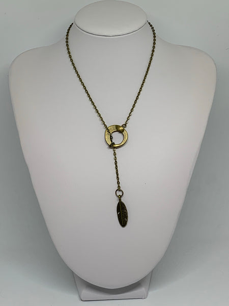 Loop-Thru Necklaces Antique Bronze