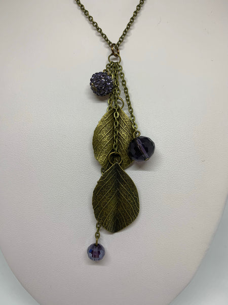 Charm Necklace - Sm Leaves