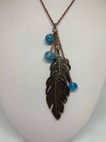 Charm Necklace - Lg Leaves