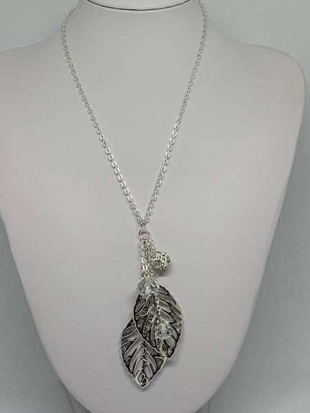 Charm Necklace - Open Leaves