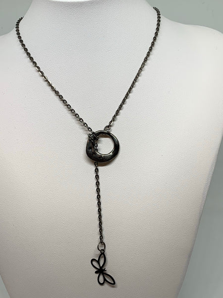 Loop-Thru Necklaces Gunmetal