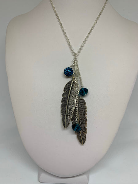 Charm Necklace - Feathers