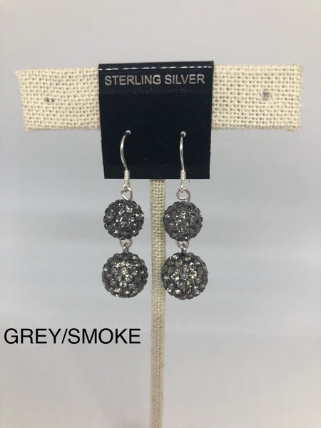 Double Sparkle Earrings (many colors available)