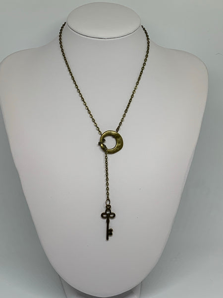 Loop-Thru Necklaces Antique Bronze