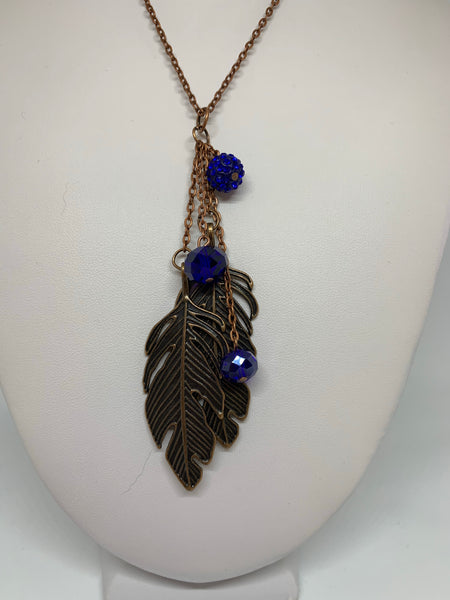 Charm Necklace - Lg Leaves