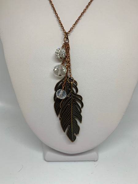 Charm Necklace - Lg Leaves
