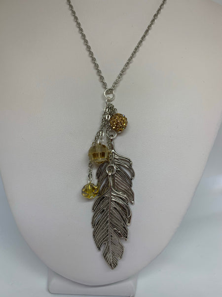 Charm Necklace - Lg Leaves