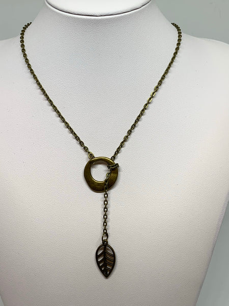 Loop-Thru Necklaces Antique Bronze