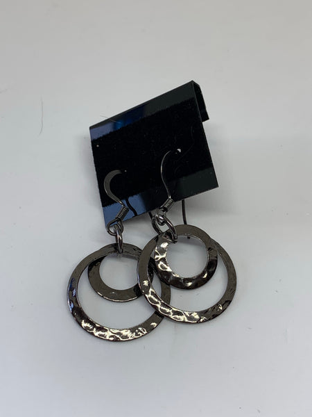 Hammered Hoop Earrings