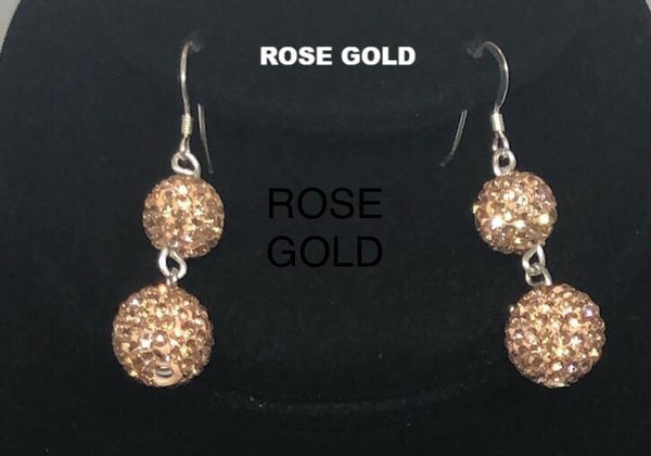 Double Sparkle Earrings (many colors available)