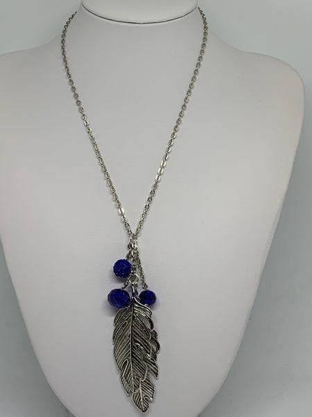 Charm Necklace - Lg Leaves