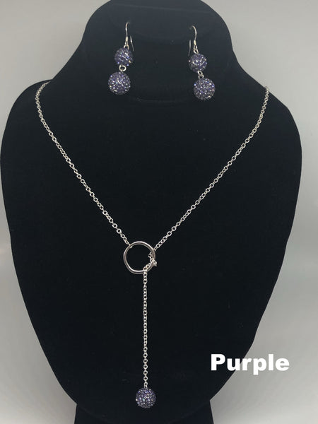 Sparkle Loop-Thru Necklace