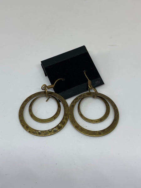 Hammered Hoop Earrings