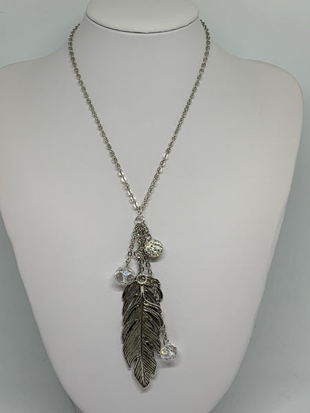 Charm Necklace - Lg Leaves