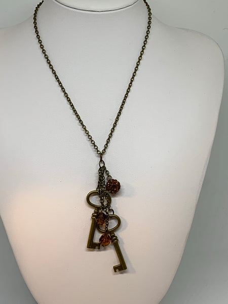 Charm Necklace - Keys