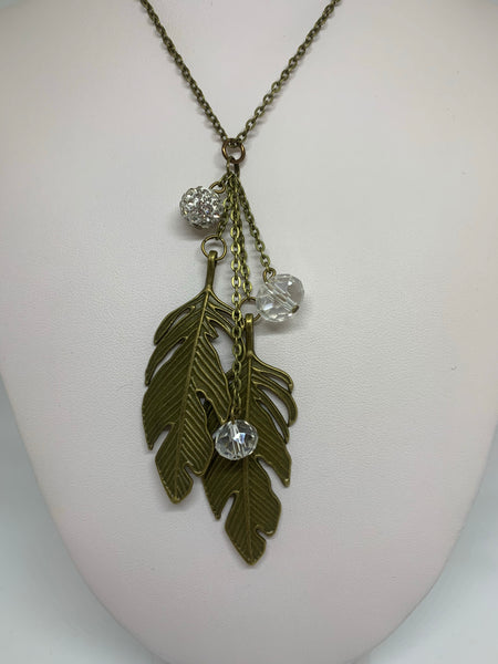 Charm Necklace - Lg Leaves