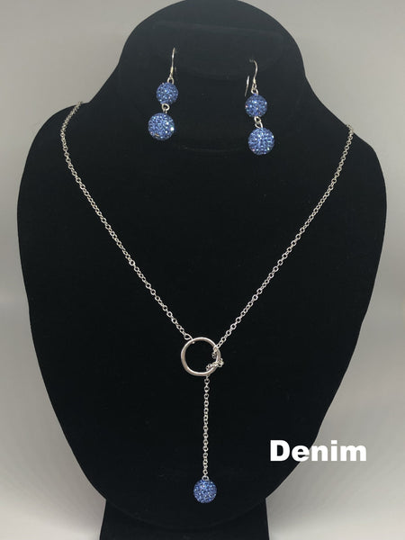 Sparkle Loop-Thru Necklace