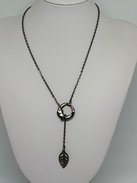 Loop-Thru Necklaces Gunmetal