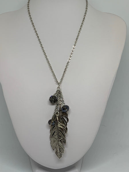 Charm Necklace - Lg Leaves