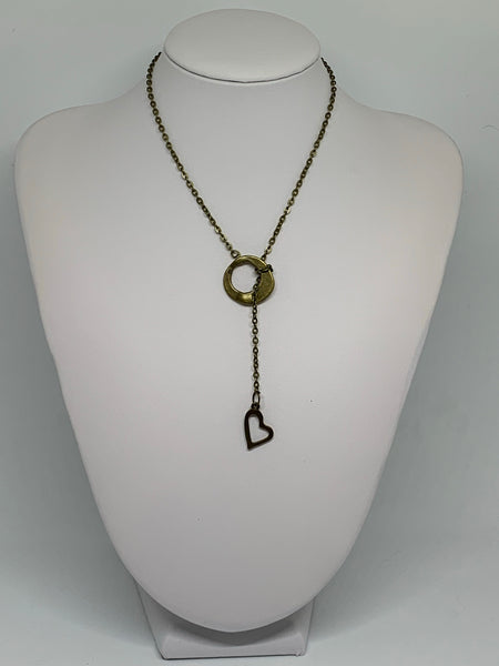 Loop-Thru Necklaces Antique Bronze