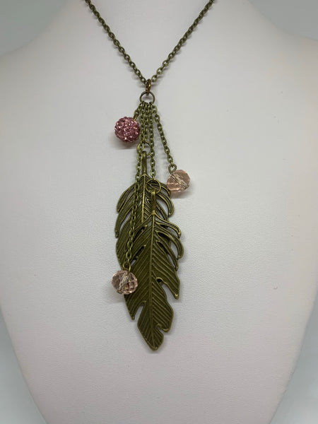 Charm Necklace - Lg Leaves