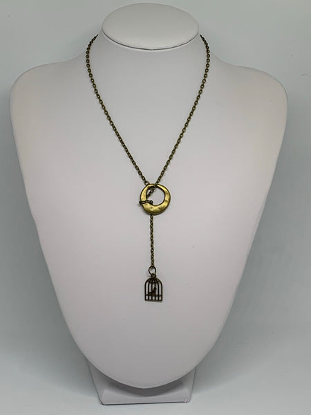 Loop-Thru Necklaces Antique Bronze