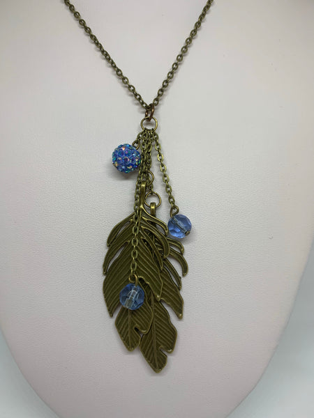 Charm Necklace - Lg Leaves