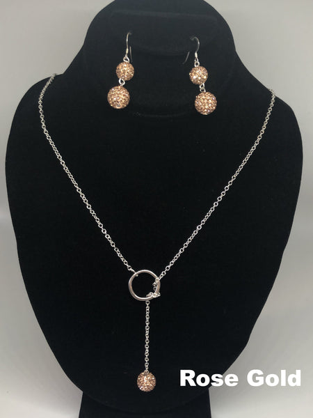 Sparkle Loop-Thru Necklace
