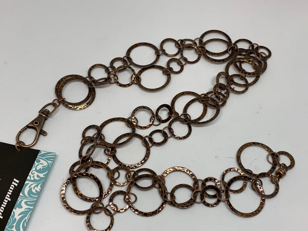 Breakaway Lanyard - Hammered Antique Copper