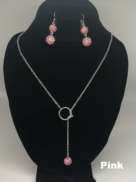 Sparkle Loop-Thru Necklace