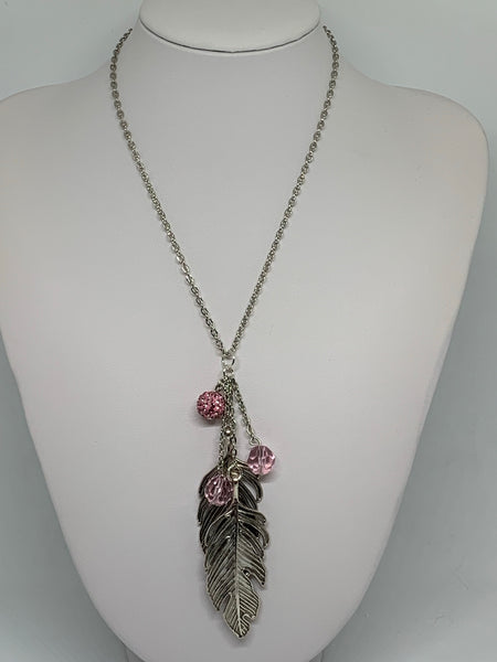 Charm Necklace - Lg Leaves