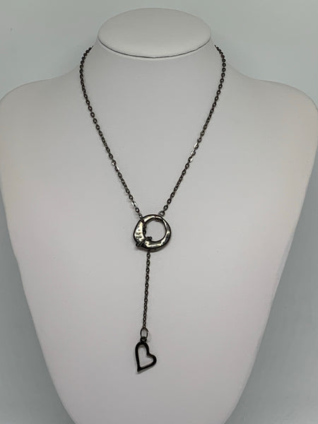Loop-Thru Necklaces Gunmetal