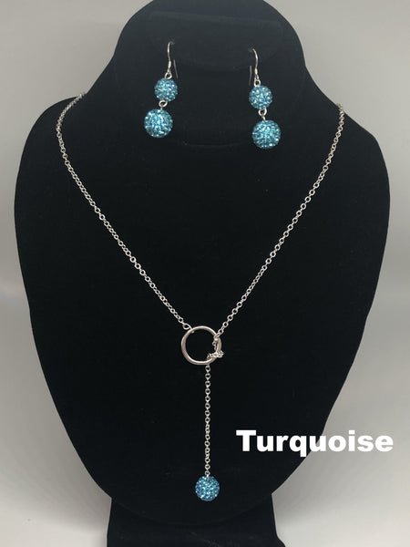 Sparkle Loop-Thru Necklace