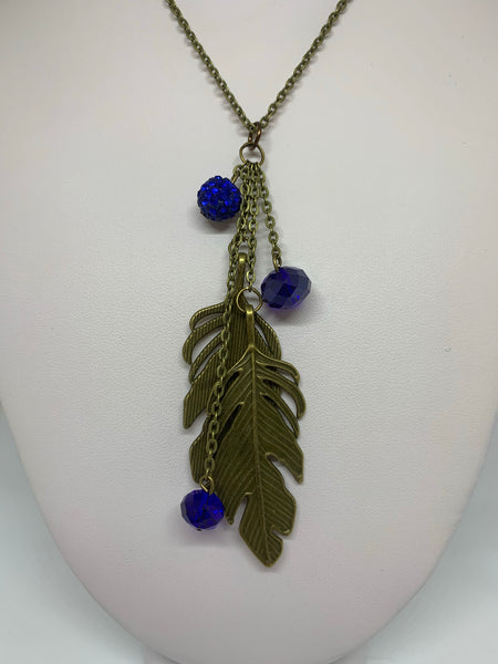 Charm Necklace - Lg Leaves