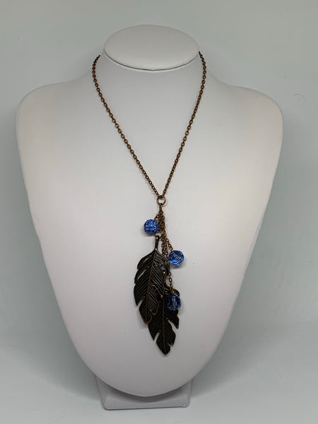 Charm Necklace - Lg Leaves