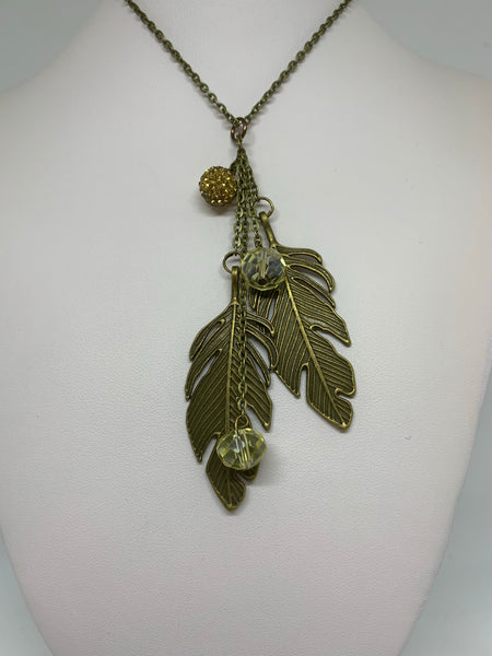 Charm Necklace - Lg Leaves