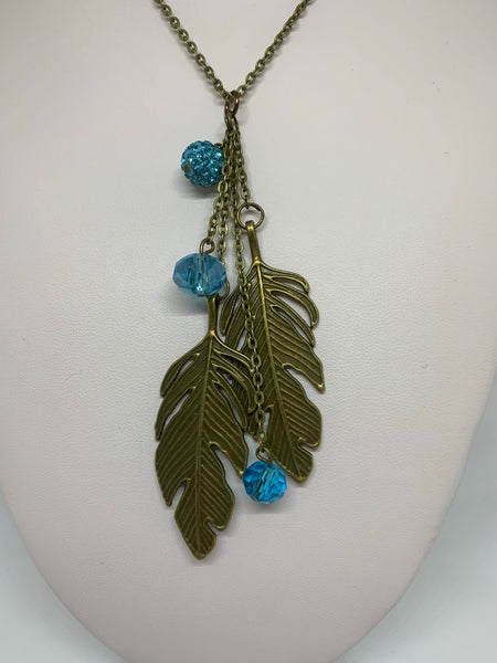 Charm Necklace - Lg Leaves