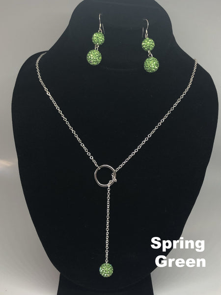 Sparkle Loop-Thru Necklace