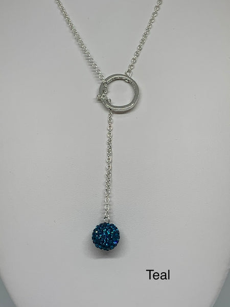 Sparkle Loop-Thru Necklace