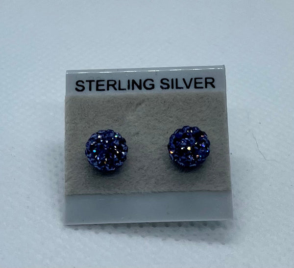 Sparkle Stud Earrings 6mm