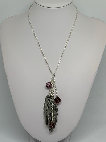 Charm Necklace - Feathers