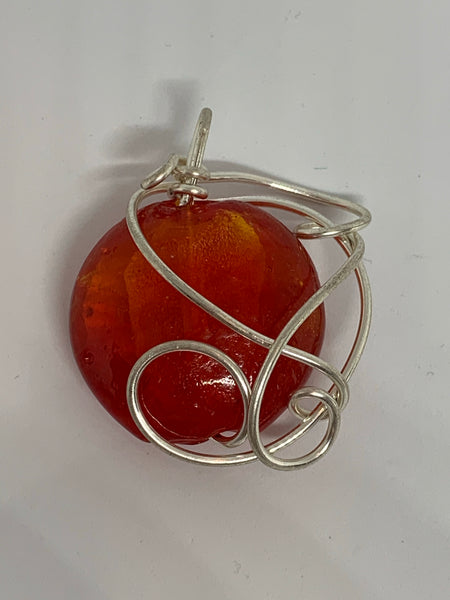 Wire Wrapped Pendants Round