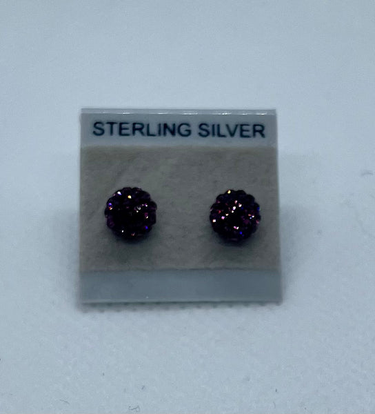 Sparkle Stud Earrings 6mm