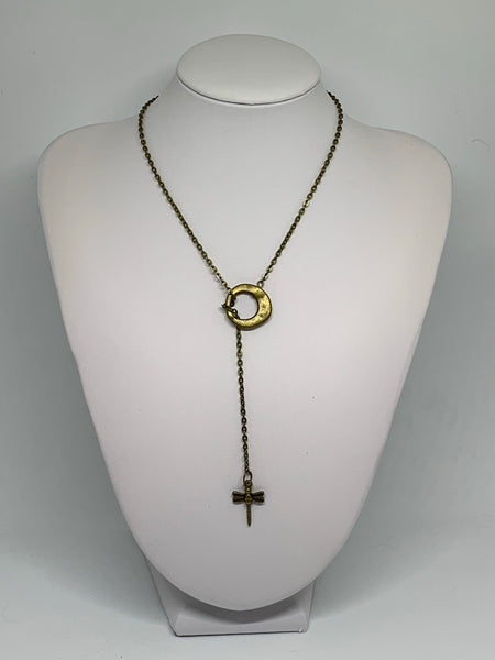 Loop-Thru Necklaces Antique Bronze