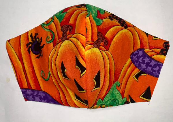 Halloween Pumpkin Patch- FACE MASK