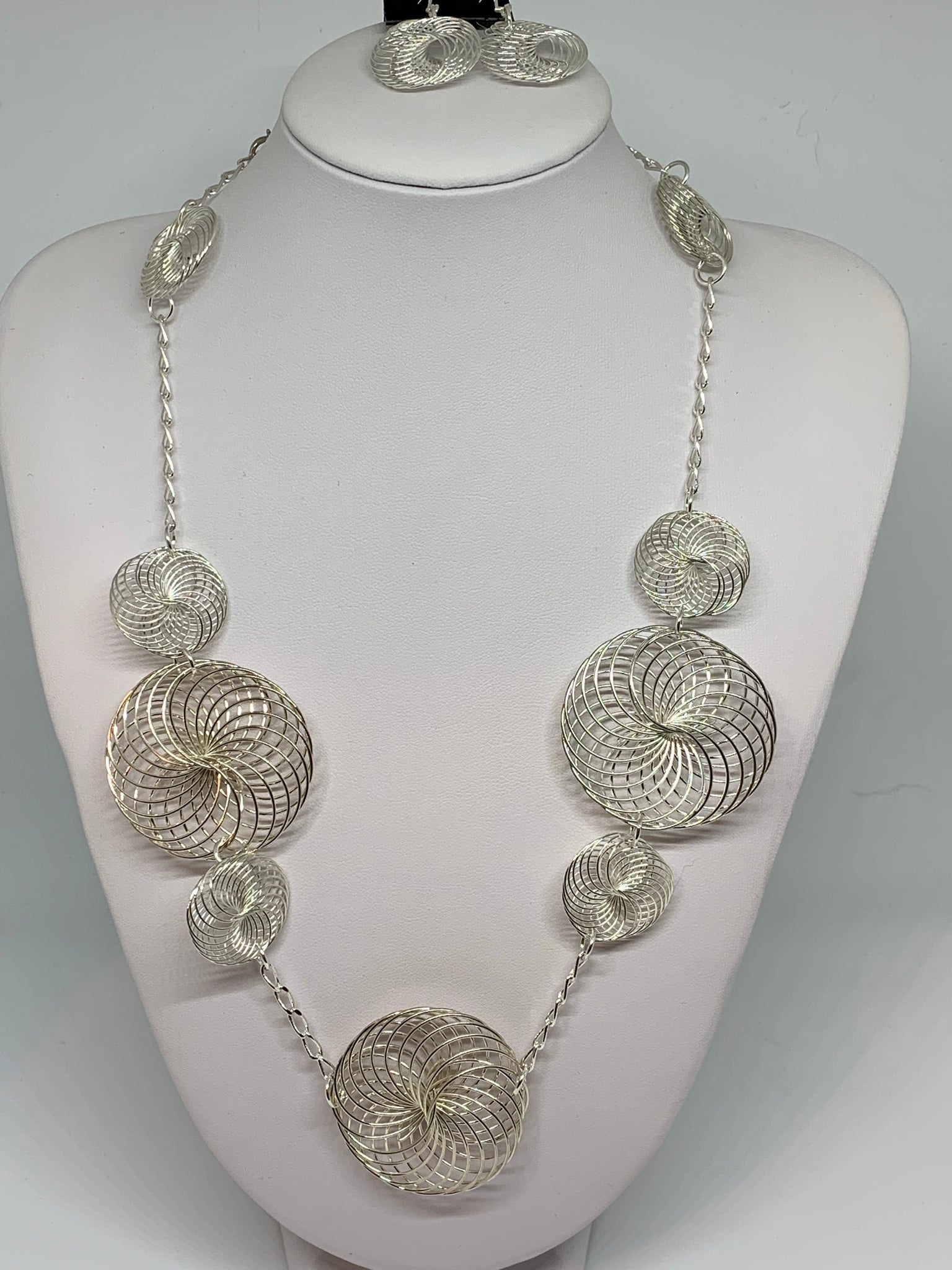 Wickedly Wired Necklace SILVER