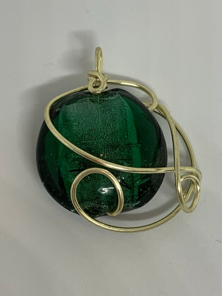 Wire Wrapped Pendants Round