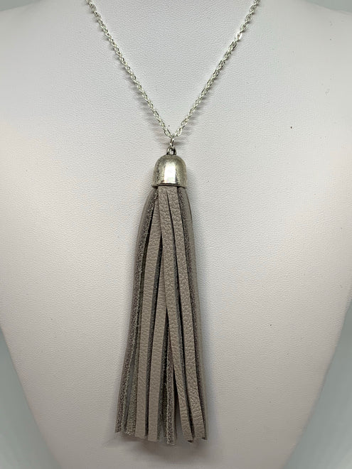 Leather Tassel Necklaces