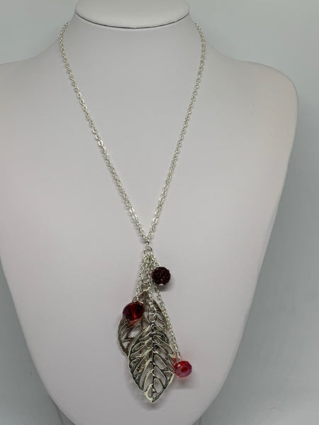Charm Necklace - Open Leaves