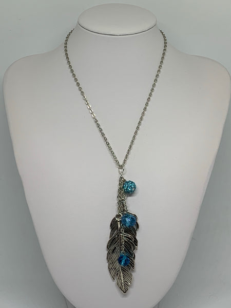 Charm Necklace - Lg Leaves